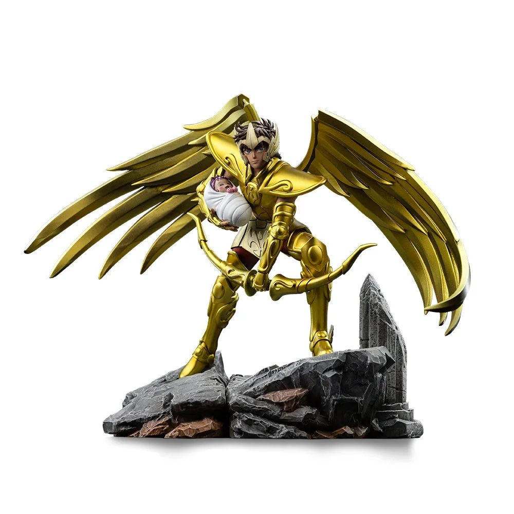 Statue Iron Studios Art Scale 1/10 de Aiolos, Chevalier d’Or du Sagittaire