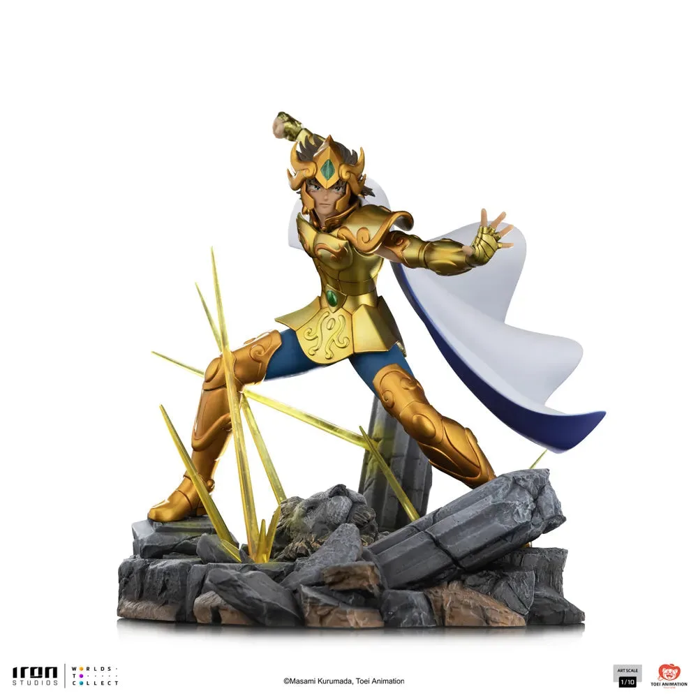 Statue Iron Studios Art Scale 1/10 de Aiolia, Chevalier d’Or du Lion