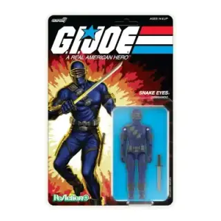 G.I. Joe ReAction+ Wave 3 Snake Eyes (Cartoon) 10 cm (Super7), vista 6