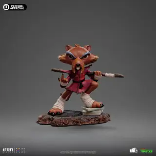 Tartarughe Ninja statua MiniCo Maestro Splinter 12 cm, vista 3