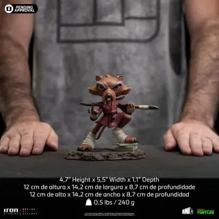 Tartarughe Ninja statua MiniCo Maestro Splinter 12 cm, vista 7