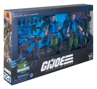 G.I. Joe Classified Series #220 Mad Marauders Pack Footloose, Mutt & Junkyard 15 cm (Hasbro), Ansicht 3