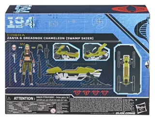 G.I. Joe Classified Series #194 Zanya & Dreadnok Chameleon mit Swamp Skier 15 cm (Hasbro), Ansicht 8