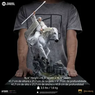 Gandalf the White on Shadowfax, vista 9