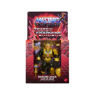 Masters of the Universe x Transformers Figur Bumblebee Armor Man-At-Arms heo European Exclusive 14 cm, Ansicht 2
