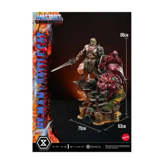 Masters of the Universe Statue Real Elite Masterline Series 1/4 He-Man & Battle Cat 86 cm, Ansicht 4