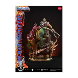 Masters of the Universe Statue Real Elite Masterline Series 1/4 He-Man & Battle Cat 86 cm, Ansicht 6
