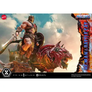 Masters of the Universe Statue Real Elite Masterline Series 1/4 He-Man & Battle Cat 86 cm, Ansicht 12