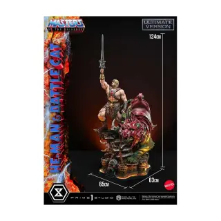 Masters of the Universe Statue Real Elite Masterline Series 1/4 He-Man & Battle Cat Ultimate Version 86 cm, Ansicht 5