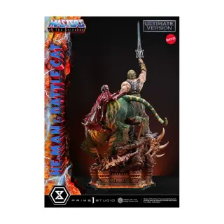 Masters of the Universe Statue Real Elite Masterline Series 1/4 He-Man & Battle Cat Ultimate Version 86 cm, Ansicht 6