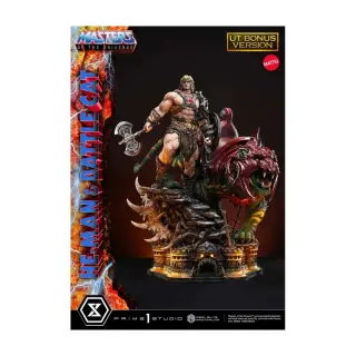Masters del Universo estatuilla Real Elite Masterline Series 1/4 He-Man & Battle Cat Ultimate Bonus Version 86 cm, vista 7