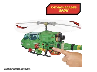 Tortugas Ninja x G.I. Joe Crossover Classics Turtle-Fly Copter (Playmates), vista 4