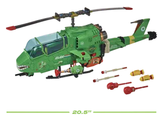 Tortugas Ninja x G.I. Joe Crossover Classics Turtle-Fly Copter (Playmates), vista 3