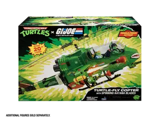 Tortugas Ninja x G.I. Joe Crossover Classics Turtle-Fly Copter (Playmates), vista 2