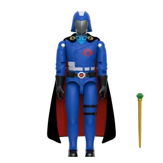 G.I. Joe ReAction+ Wave 6 Cobra Commander (Movie, Black Cape) 10 cm (Super7)