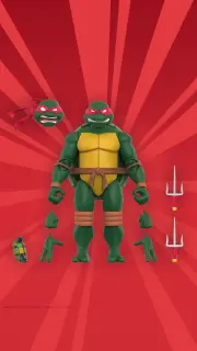 ティーンエイジ・ミュータント・ニンジャ・タートルズ フィギュア Ultimates Wave 12 Raphael 18 cm・画像5