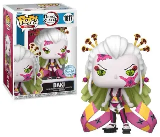 Funko Pop! Plus Demon Slayer Daki con cintas 11,6 cm (exclusiva GameStop), vista 2
