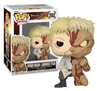 Funko Pop! Animation L'Attaque des Titans Split Reiner Braun / Titan Cuirassé n°2552 10 cm