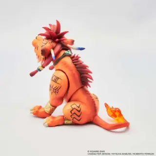 Final Fantasy VII Rebirth Adorable Arts Red XIII 6 cm (Square Enix), vista 4