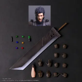 Final Fantasy VII Rebirth Play Arts Shin Zack Fair SOLDIER 1st Class 30 cm (Square Enix), vista 5