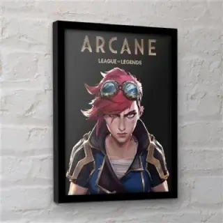 Arcane League of Legends framed collector print Vi (Pyramid International)