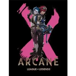 Arcane League of Legends gerahmter Collector Print Jinx & Vi Duo (Pyramid International), Ansicht 2