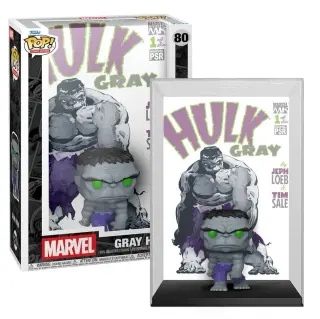 Funko Pop! Comic Covers Marvel n°80 Gray Hulk 9 cm, vista 3