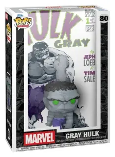 Funko Pop! Comic Covers Marvel n°80 Gray Hulk 9 cm, vista 4