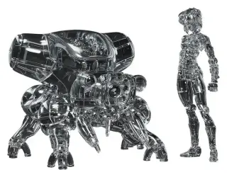 Ghost in the Shell (version manga) PLAMAX minimum factory MF-96 Motoko Kusanagi avec Fuchikoma Thermoptic Camouflage Ver. maquette 1/20 (Max Factory)