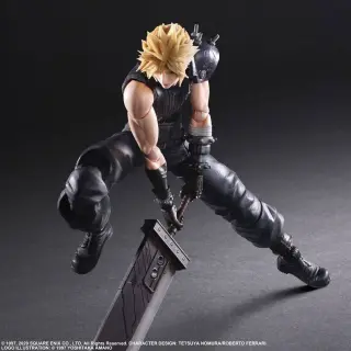 Final Fantasy VII Remake Play Arts Kai Cloud Strife Ver. 2 27 cm (Square Enix), vista 4