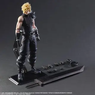 Final Fantasy VII Remake Play Arts Kai Cloud Strife Ver. 2 27 cm (Square Enix), vista 5