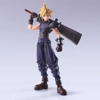 Final Fantasy VII Bring Arts Cloud Strife Hardedge Ver. 15 cm (Square Enix), vista 3