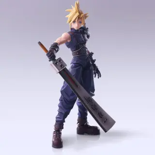 Final Fantasy VII Bring Arts Cloud Strife Hardedge Ver. 15 cm (Square Enix), vista 4