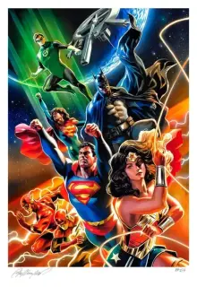 DC Comics Art Print Justice League Unlimited 46 x 61 cm non encadré (Sideshow)