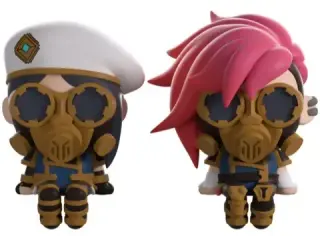 Arcane League of Legends Youtooz Monitor Buddiez Caitlyn & Vi Taskforce 6,6 cm