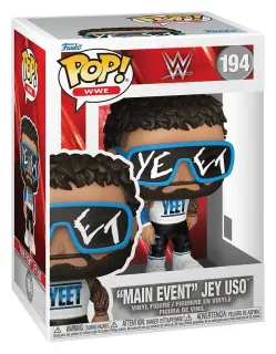 Funko Pop! WWE Nr. 194 „Main Event“ Jey Uso 9 cm