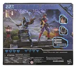 G.I. Joe Classified Series 2-figure pack Snake Eyes & Kim "Jinx" Arashikage 15 cm, view 2