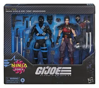 G.I. Joe Classified Series 2-figure pack Snake Eyes & Kim "Jinx" Arashikage 15 cm, view 6