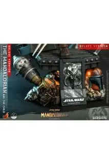 Star Wars The Mandalorian 2-figure pack 1/4 The Mandalorian & The Child Deluxe 46 cm, view 8