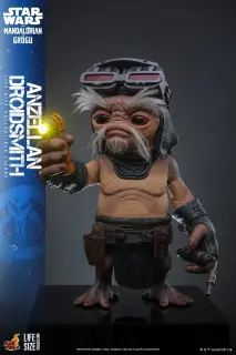 スター・ウォーズ：The Mandalorian & Grogu 等身大フィギュア アンゼラン・ドロイドスミス 27 cm・画像10
