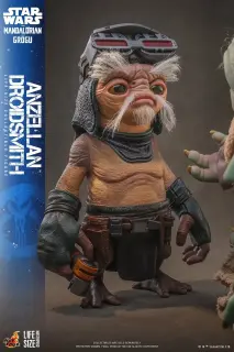 スター・ウォーズ：The Mandalorian & Grogu 等身大フィギュア アンゼラン・ドロイドスミス 27 cm・画像11