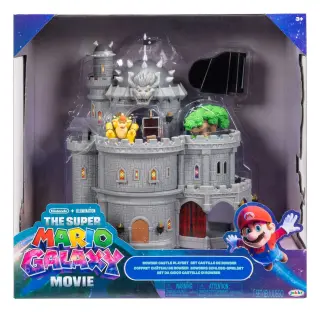 Der Super Mario Galaxy Film Deluxe Playset mit 1 Minifigur Bowsers Schloss, Ansicht 2