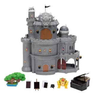 Der Super Mario Galaxy Film Deluxe Playset mit 1 Minifigur Bowsers Schloss, Ansicht 3