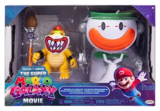 Der Super Mario Galaxy Film Figur Bowser Jr. with Clown Car 13 cm, Ansicht 2