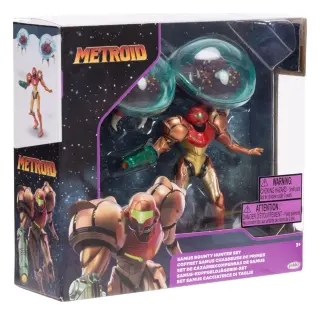 World of Nintendo 3-figure pack Metroid Samus Bounty Hunter 6 cm, view 3