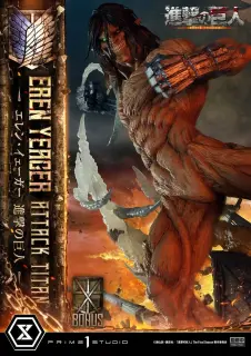 Attack on Titan (TV animation) Ultimate Diorama Masterline Statue Eren Yeager Attack Titan Bonus Version 81 cm, view 10