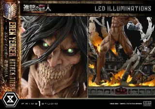Attack on Titan (TV animation) Ultimate Diorama Masterline Statue Eren Yeager Attack Titan Bonus Version 81 cm, view 6