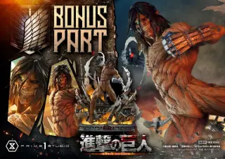 Attack on Titan (TV animation) Ultimate Diorama Masterline Statue Eren Yeager Attack Titan Bonus Version 81 cm, view 9