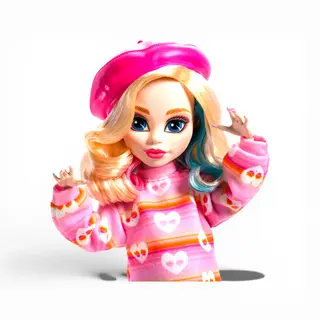 Monster High Wednesday Enid doll, weergave 3