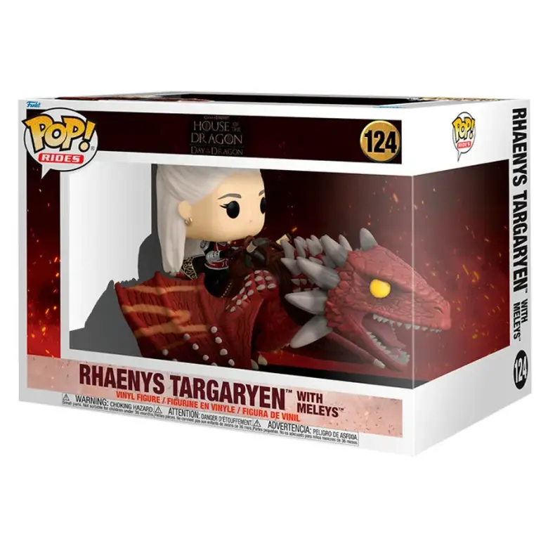 Funko POP! Rides Deluxe La Casa del Dragon Rhaenys Targaryen with Meleys